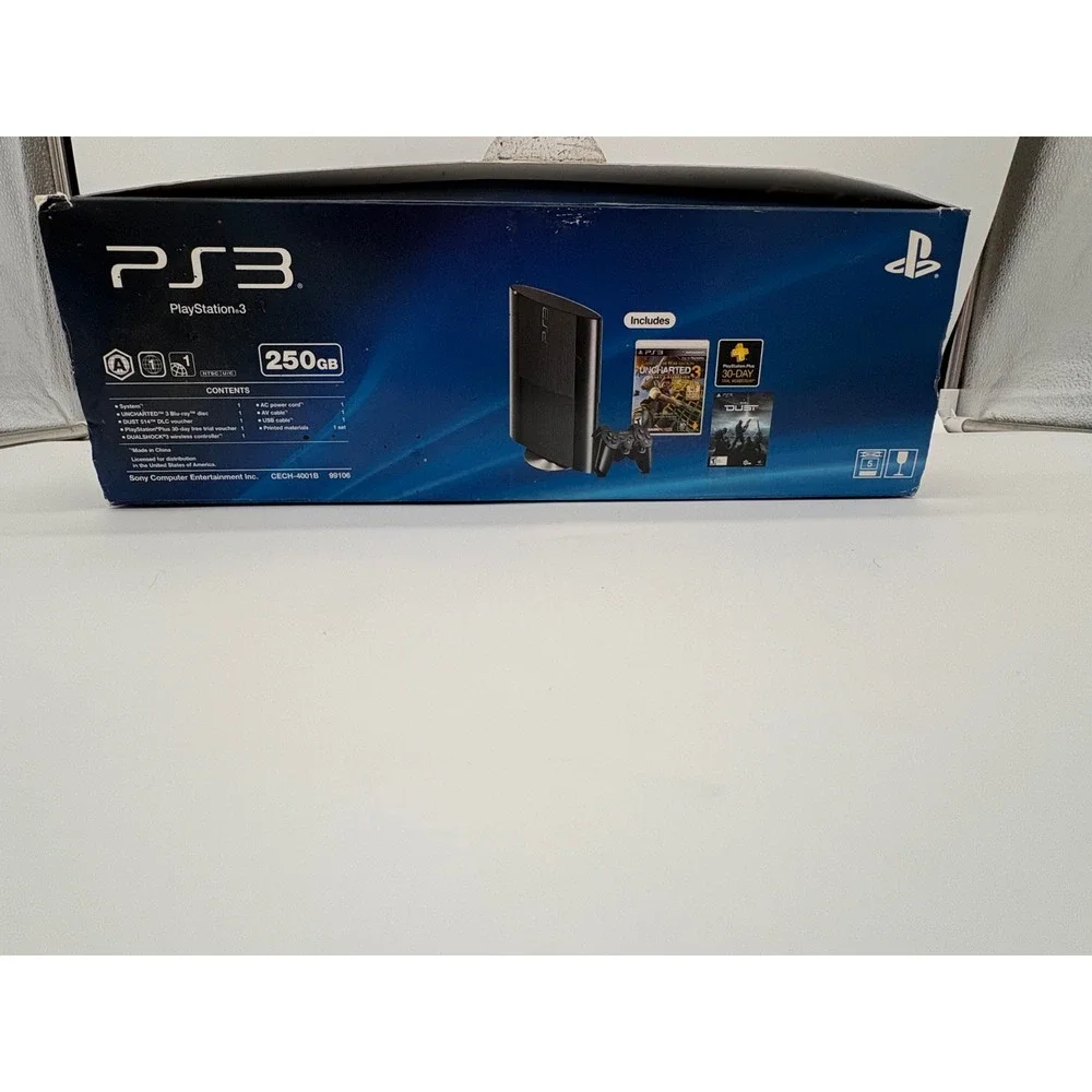 Sony PlayStation 3 PS3 250GB Uncharted 3 GOTY Edition Empty Box Only CECH-4001B